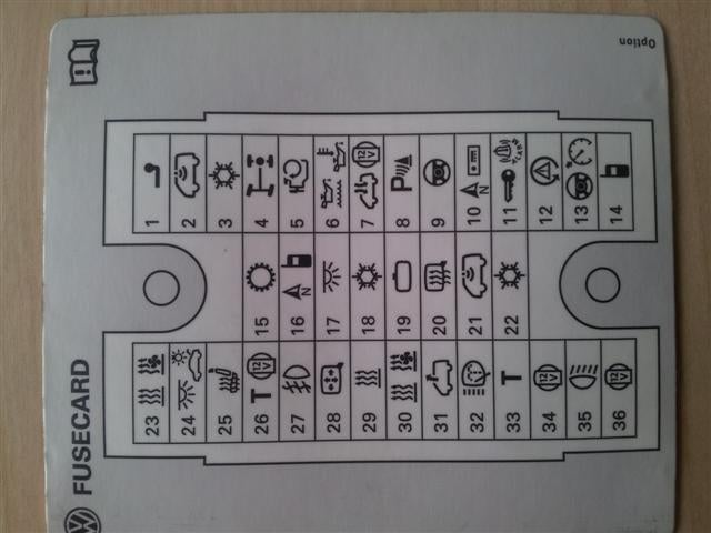 Fuse box diagram?? - Page 5 - VW T4 Forum - VW T5 Forum